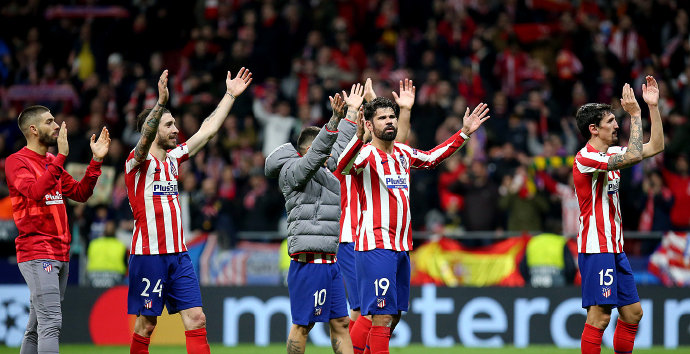 Fanoušci Atlético de Madrid čekají na zázrak v Lize mistrů